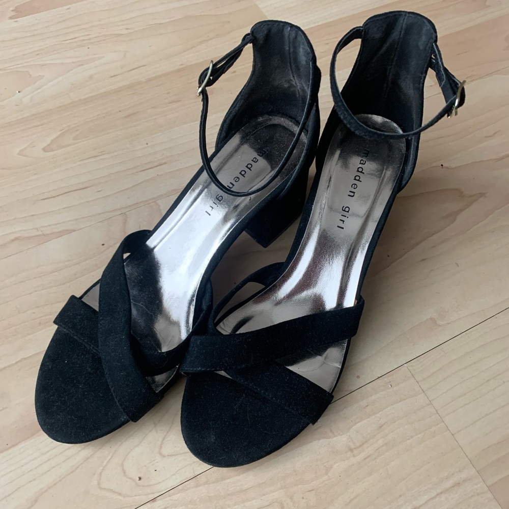 Madden Girl faux suede sandals
